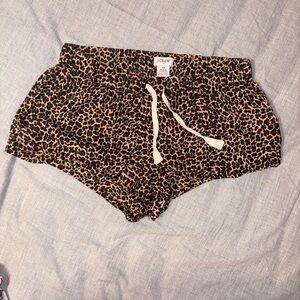 J.Crew Animal Print Drawstring PJ Shorts